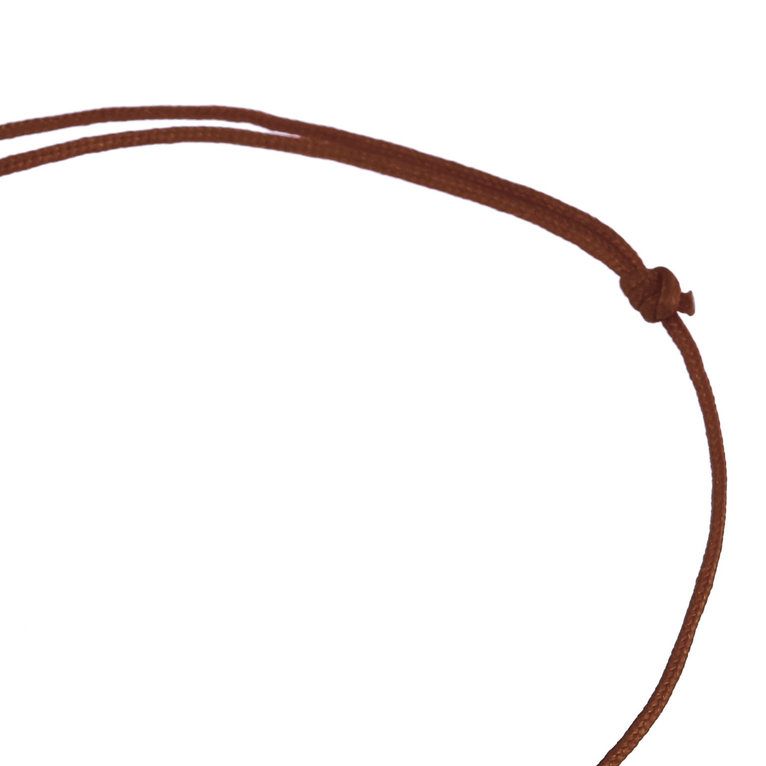 Braun - Elli | Armband Braun | Gravur Plättchen | 925 Sterling Silber vergoldet