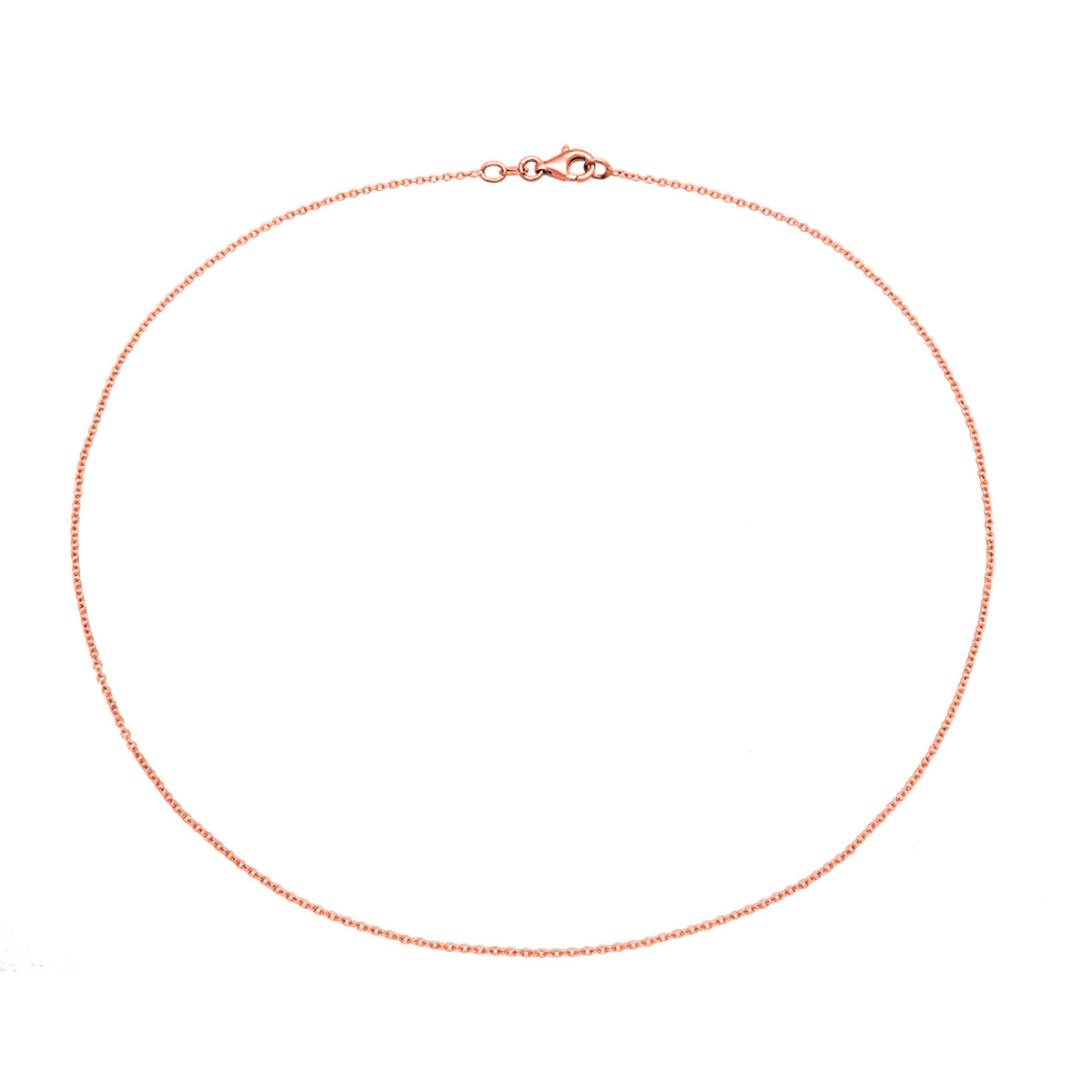 Roségold - Elli | Anker-Halskette Basic | 925 Sterling Silber Rosegold