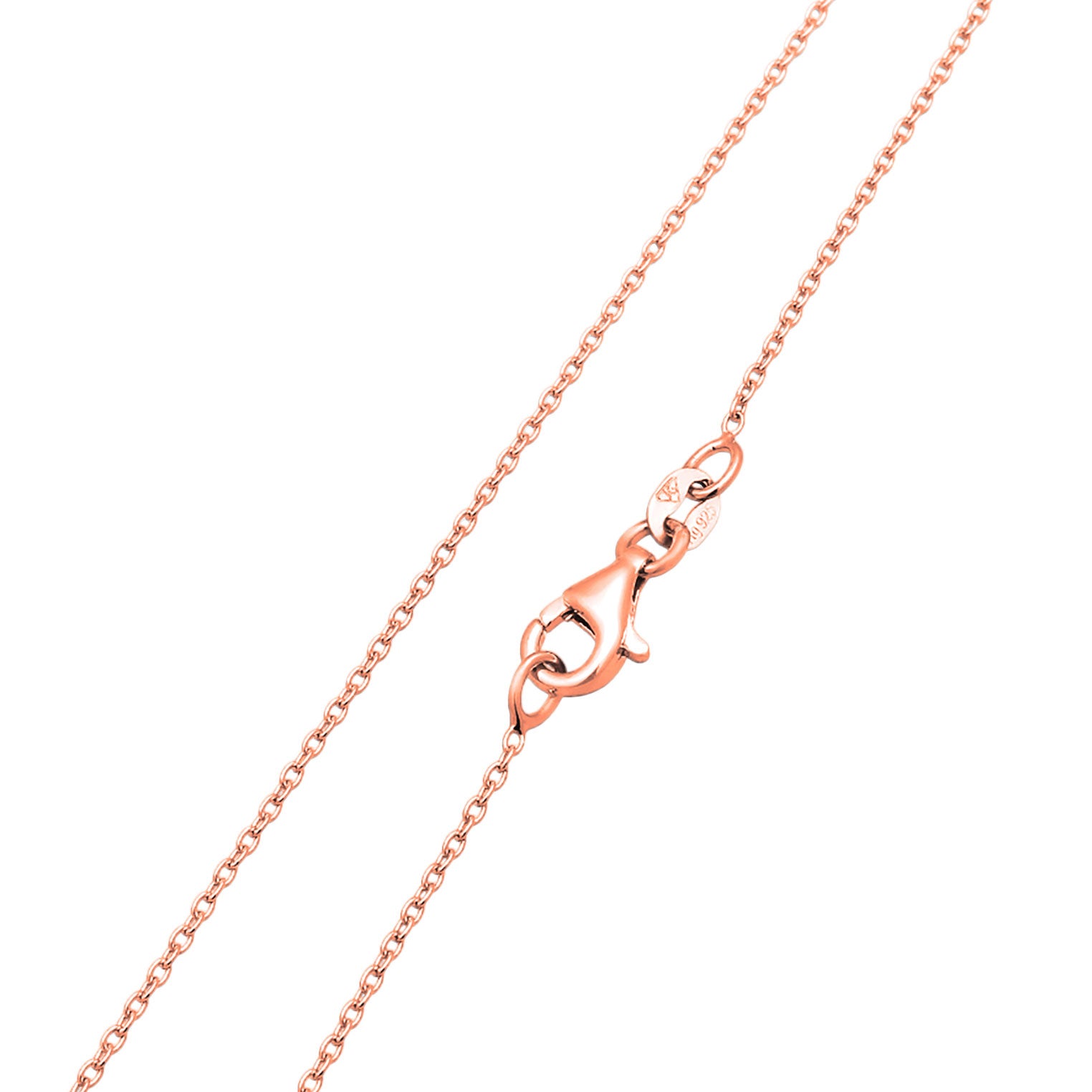 Roségold - Elli | Anker-Halskette Basic | 925 Sterling Silber Rosegold
