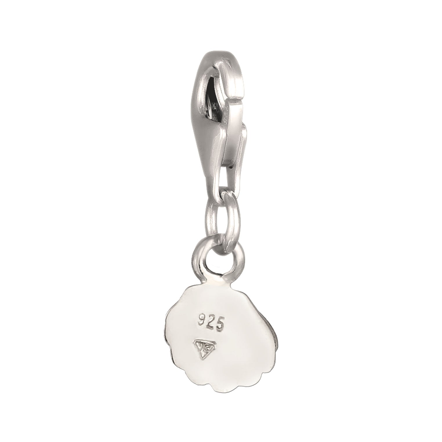 Silber - Elli | Charm Muschel | 925 Sterling Silber