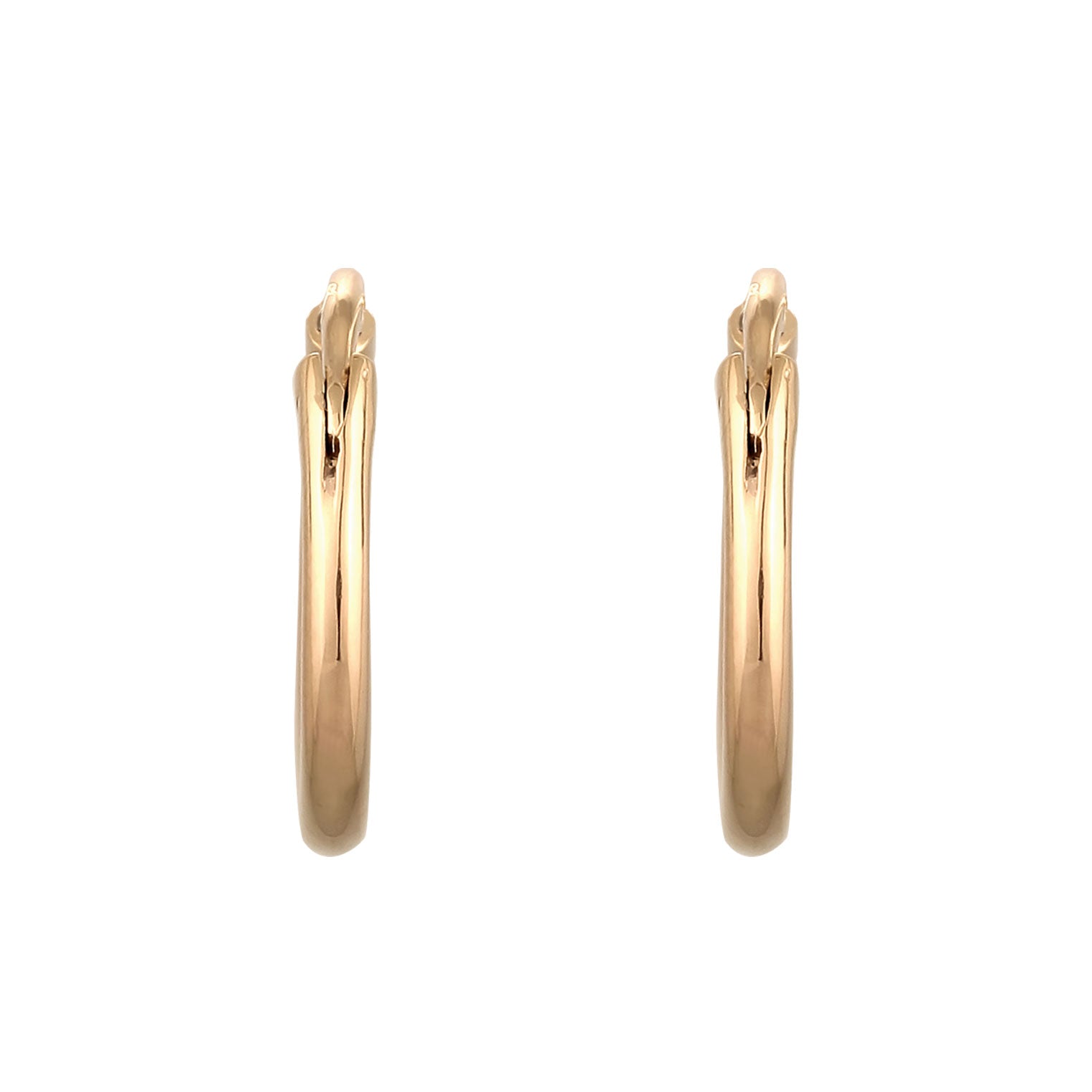 Gold - Elli PREMIUM | Creolen Basic | 375 Gelbgold