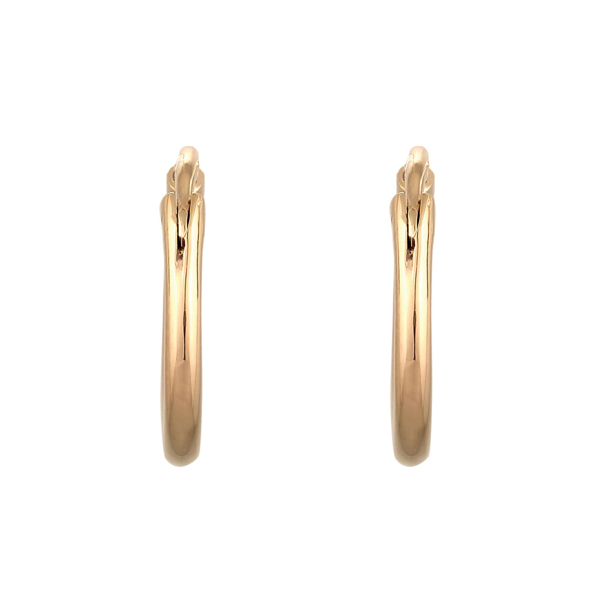 Gold - Elli PREMIUM | Creolen Basic | 375 Gelbgold