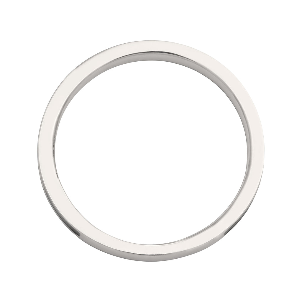 Schwarz - Elli | Bandring | Emaille (Schwarz) | 925 Sterling Silber
