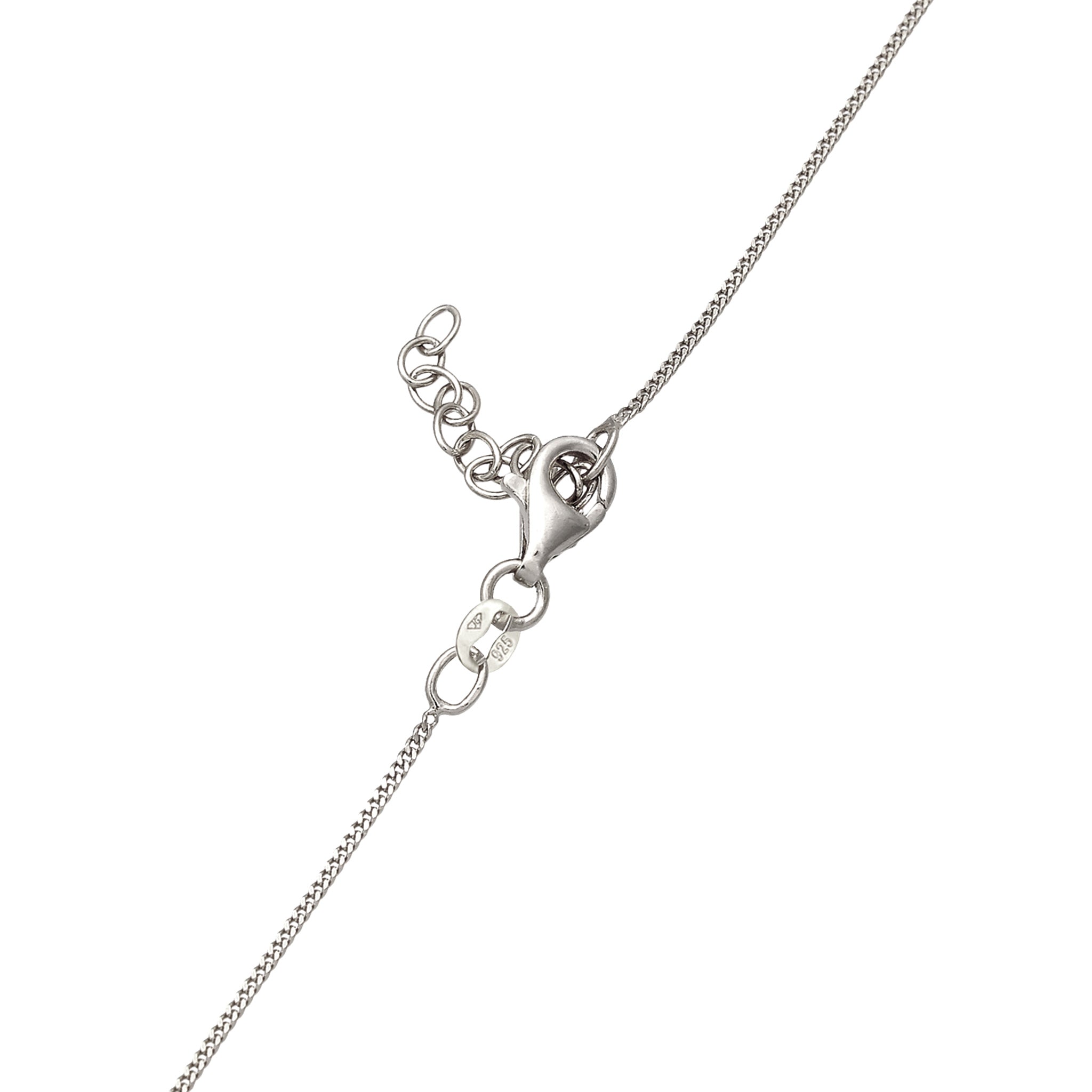 Silber - Elli | Schmuckset Solitär | Kristall (Rose) | 925 Sterling Silber