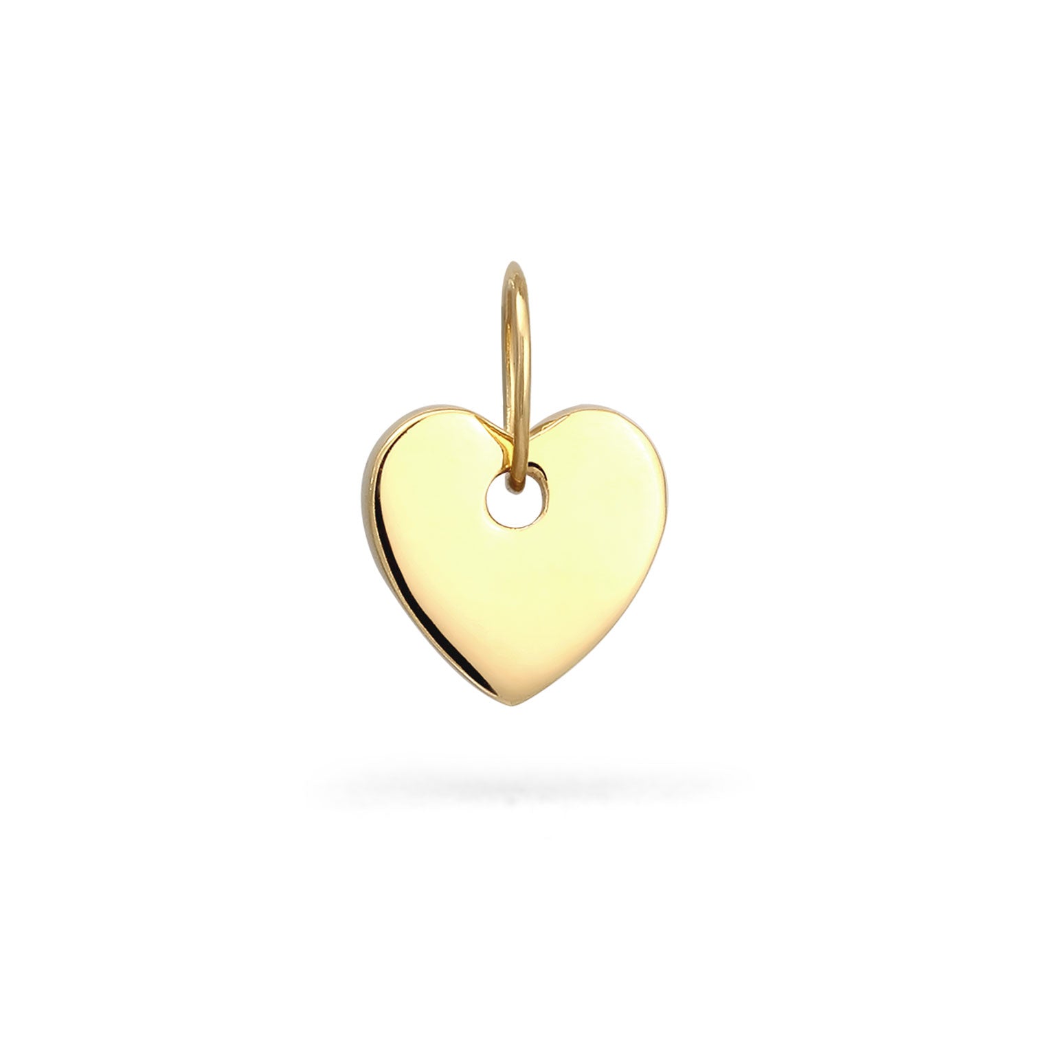 Gold - Elli PREMIUM | Gravur Anhänger Herz | 585 Gelbgold