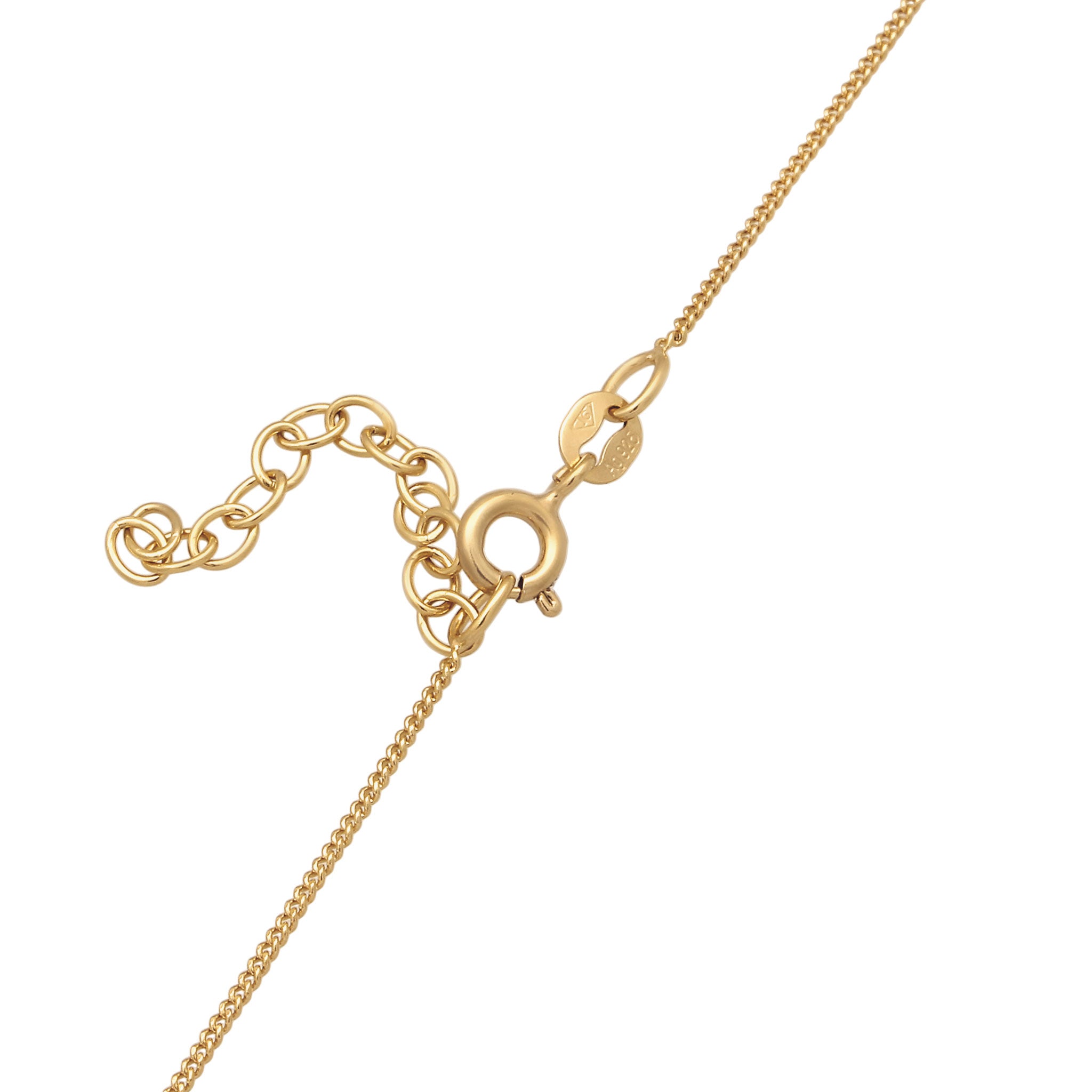 Gold - Elli | Choker Schleife | Zirkonia (Weiß) | 925 Sterling Silber vergoldet