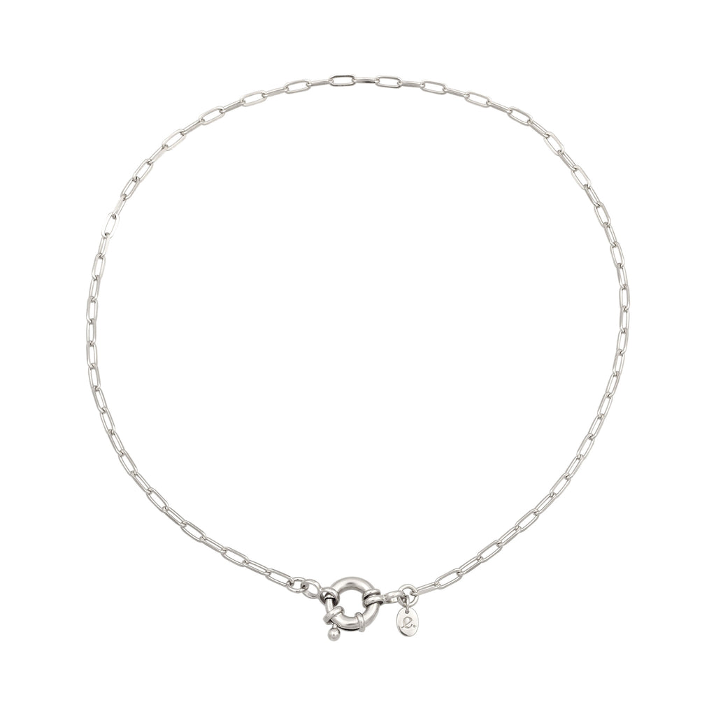 Silber - Elli | Glieder-Halskette | 925 Sterling Silber