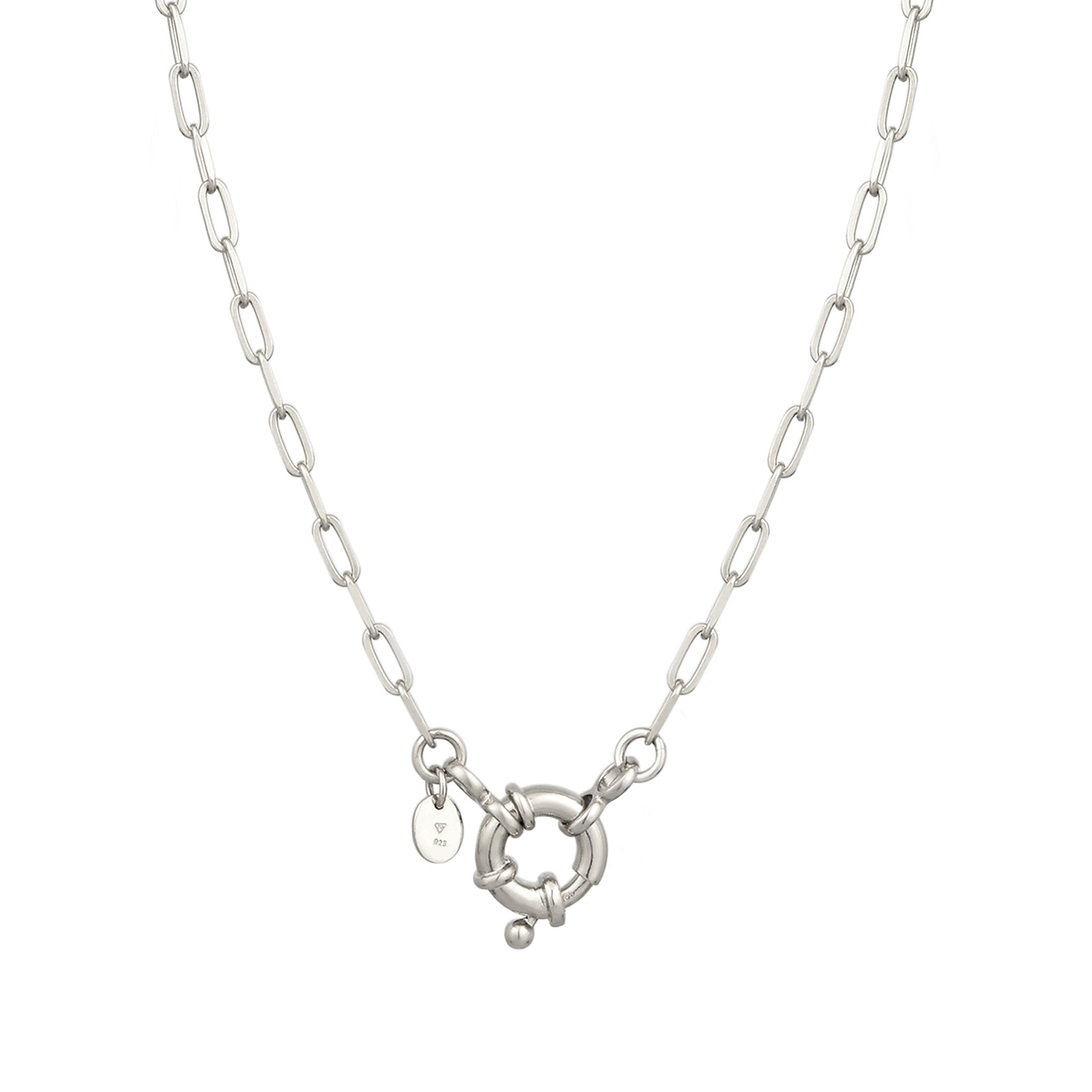 Silber - Elli | Glieder-Halskette | 925 Sterling Silber