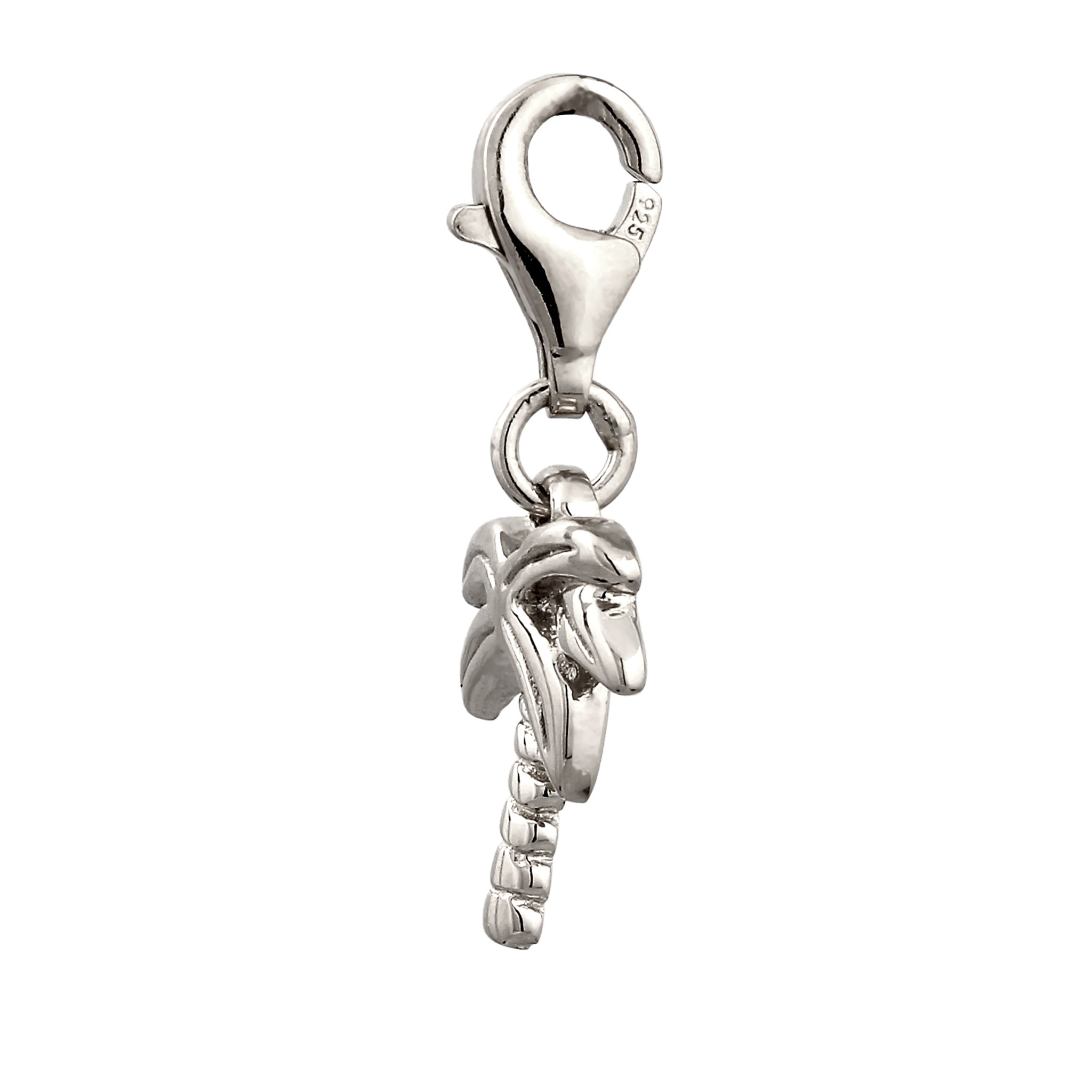Silber - Elli | Charm Palme | 925 Sterling Silber