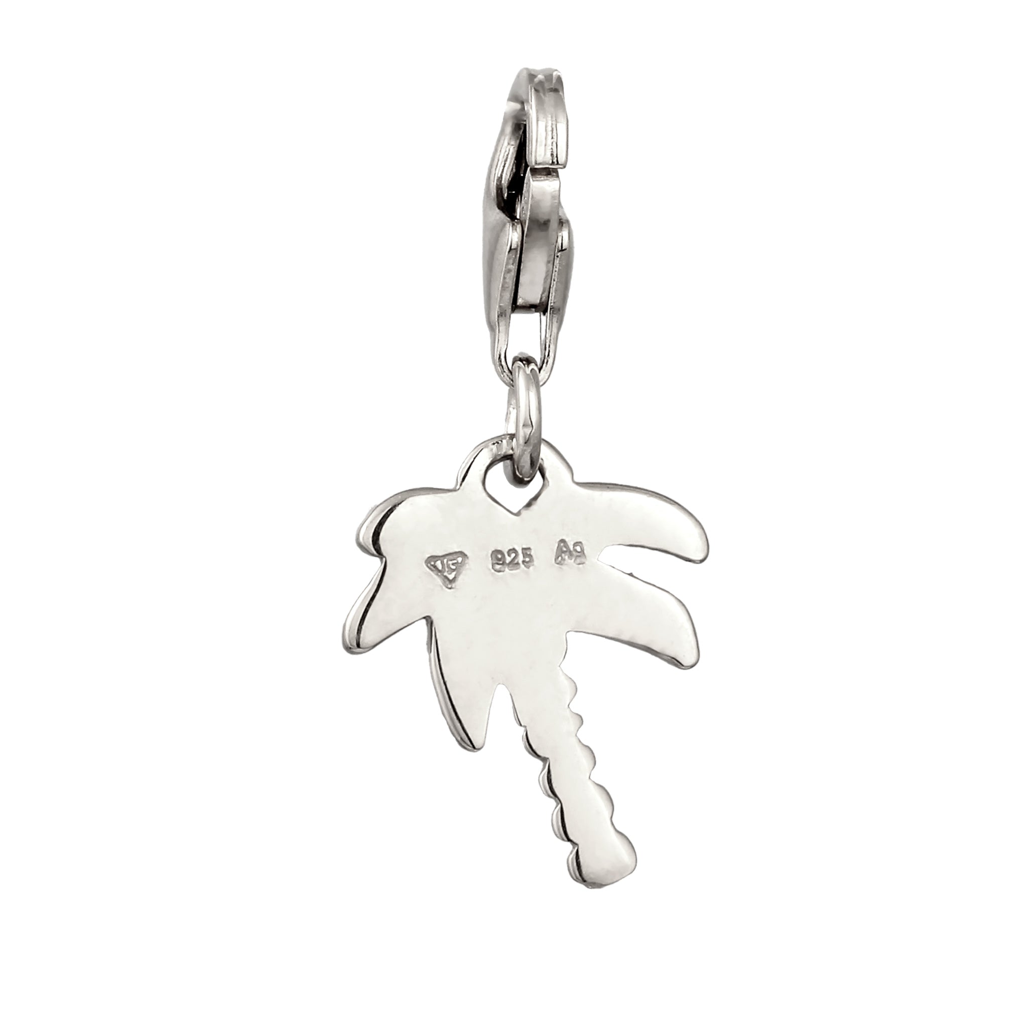 Silber - Elli | Charm Palme | 925 Sterling Silber