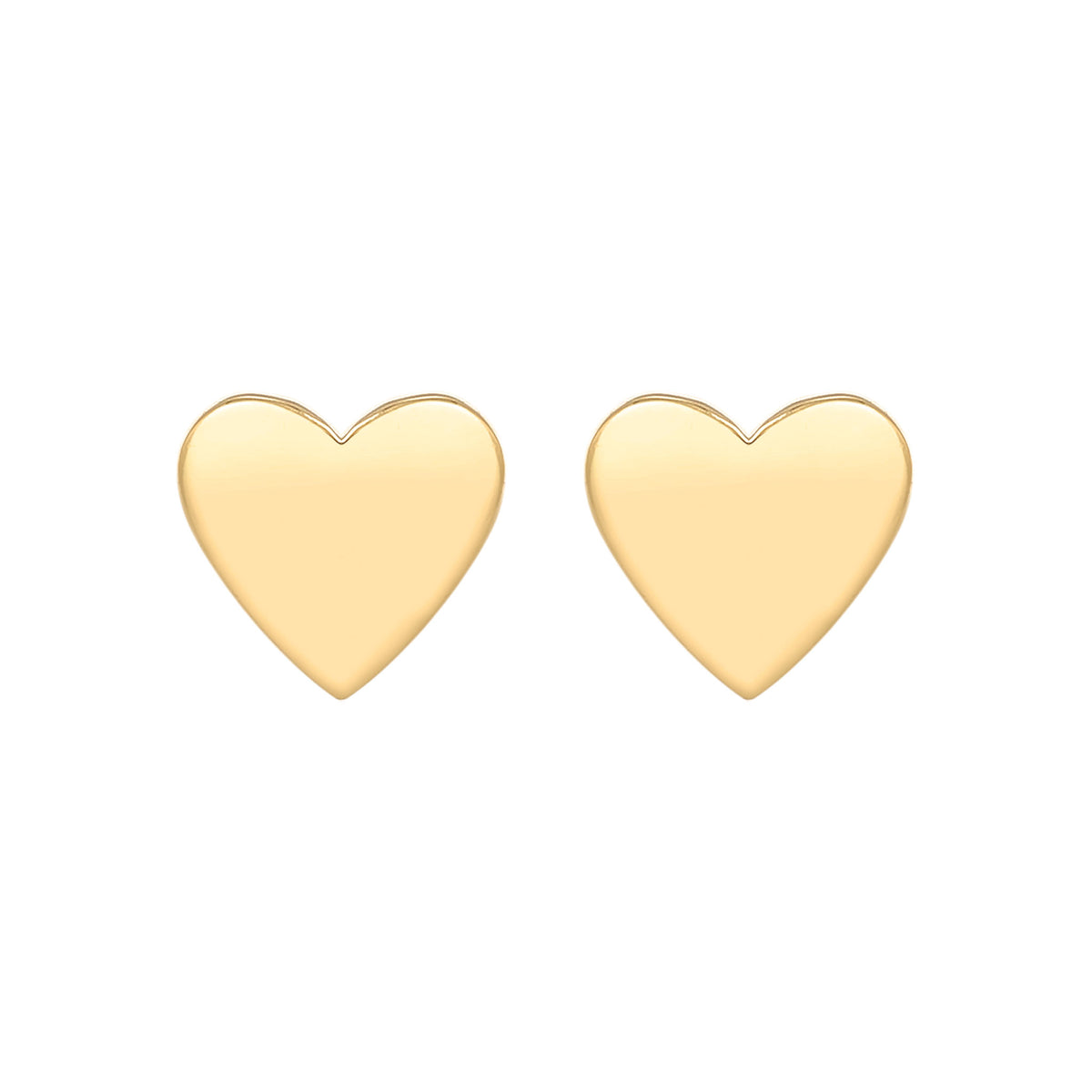 Gold - Elli PREMIUM | Ohrstecker Herz | 375 Gelbgold