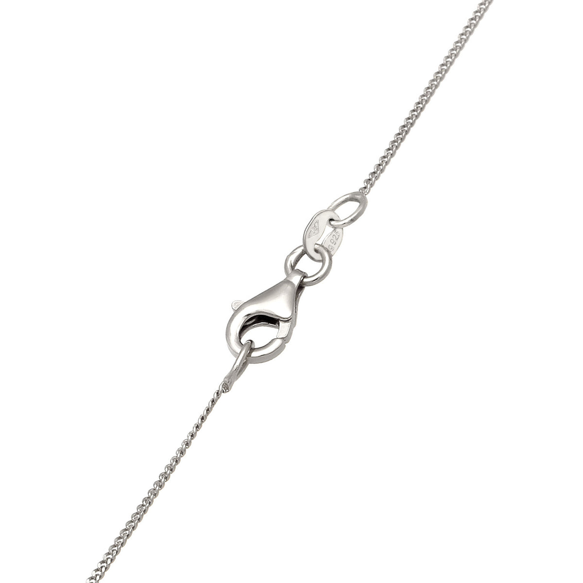 Silber - Elli | Halskette Tropfen | Mit Kristallen von Swarovski® (Hellgrün) & Synthetische Perle | 925 Sterling Silber