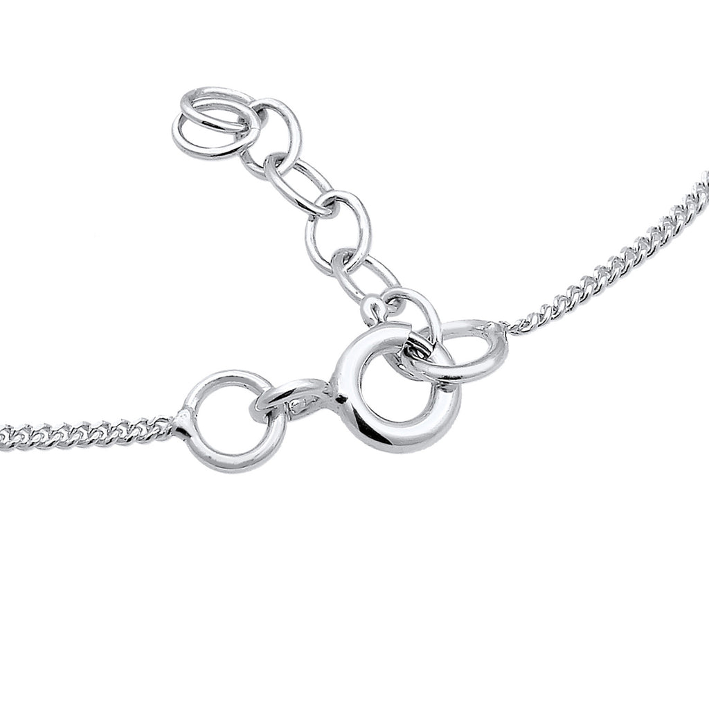 Silber - Elli | Armband | Gravur Plättchen | 925er Sterling Silber