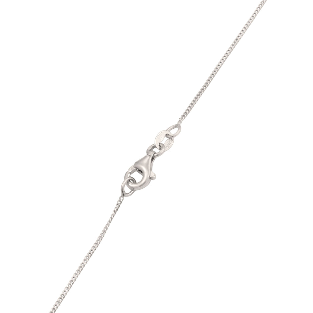 Silber - Elli DIAMONDS | Halskette Kreuz | Laborgezüchteter Diamant (Weiß, 0.02 ct) | 925 Sterling Silber