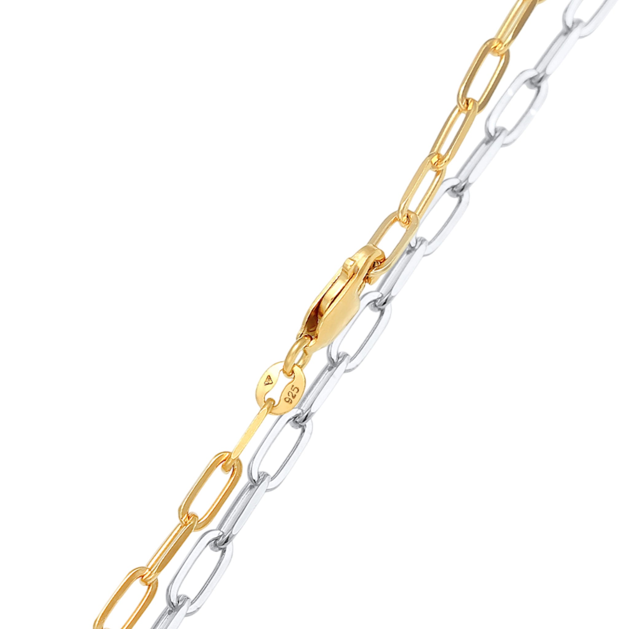 Zweifarbig - Elli | Schmuckset Bicolor | 925 Sterling Silber vergoldet