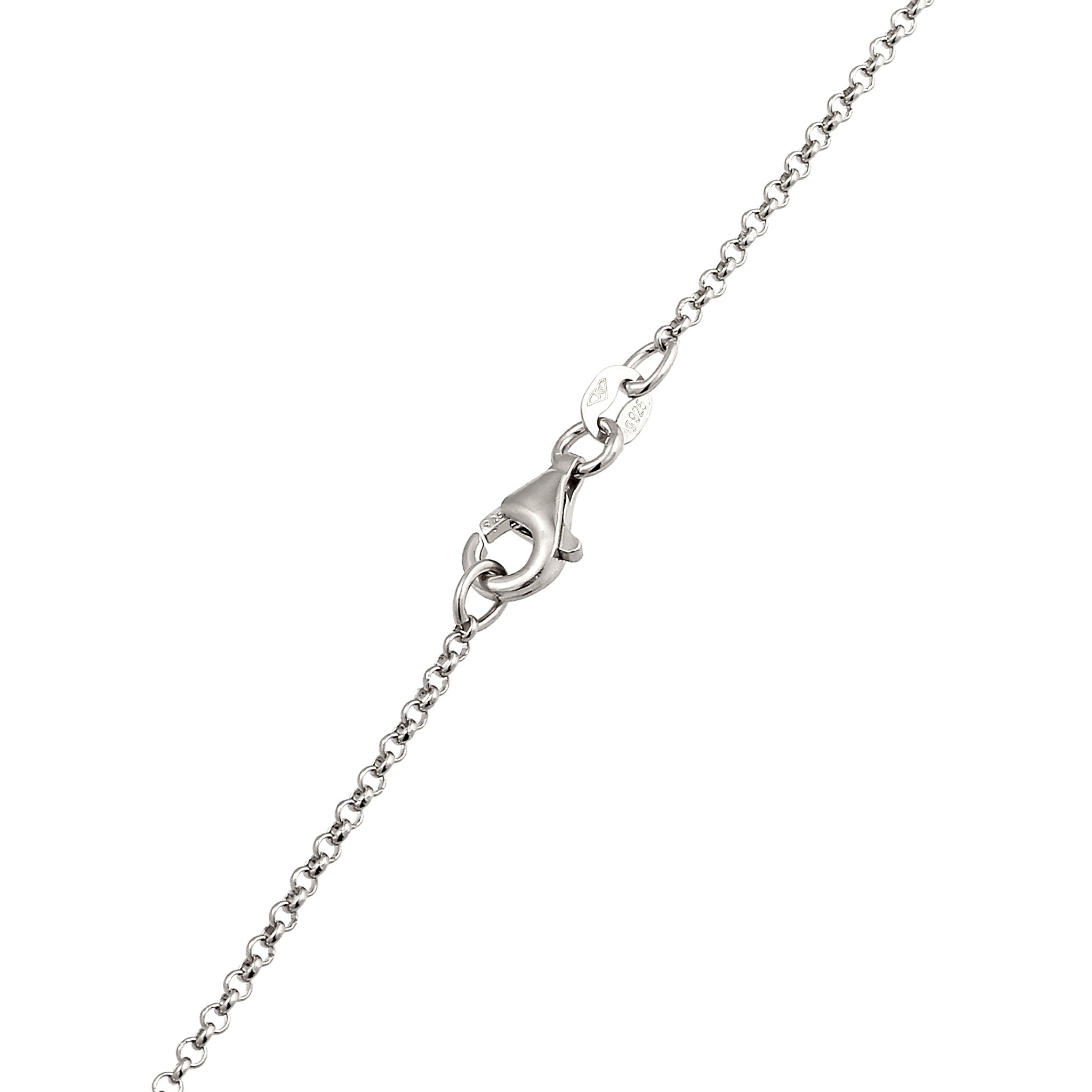 Silber - Nenalina | Halskette Schmetterling | Glas Kristalle (Weiß) | 925 Sterling Silber
