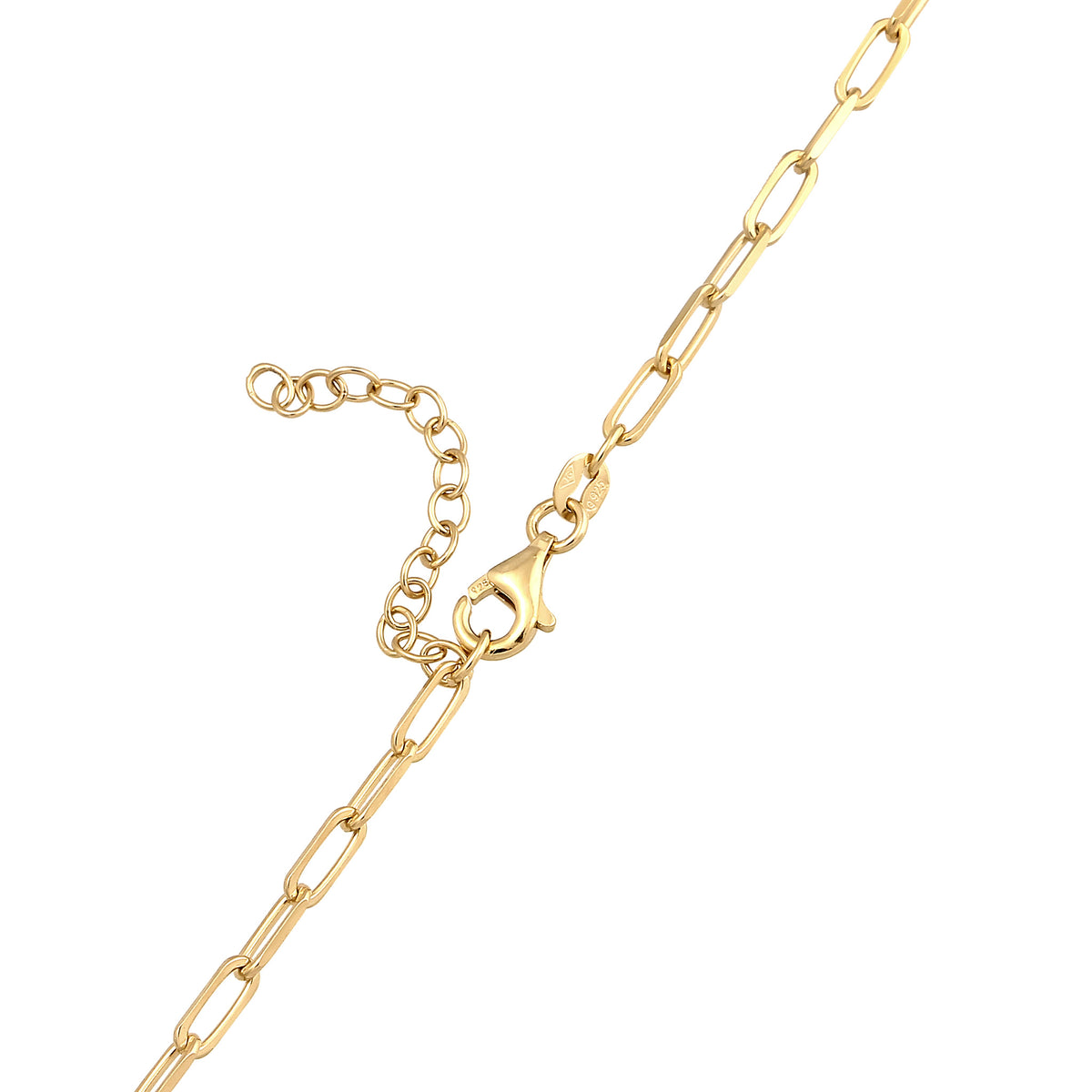 Gold - Nenalina | Glieder-Halskette | 925 Sterling Silber vergoldet