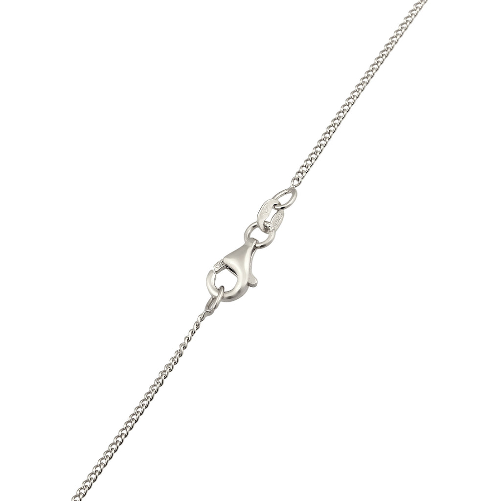 Silber - Elli | Halskette Tropfen | Mit Kristallen von Swarovski® (Pink & Hellgrün & Blau) | 925 Sterling Silber