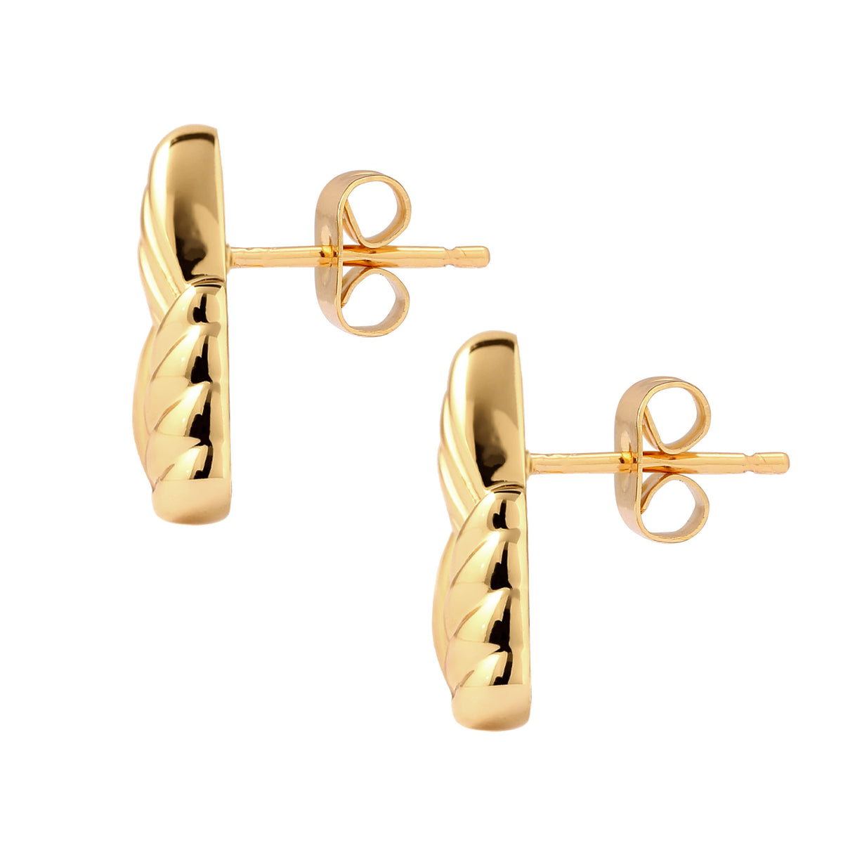Gold - Elli | Ohrstecker Dreieck | Messing