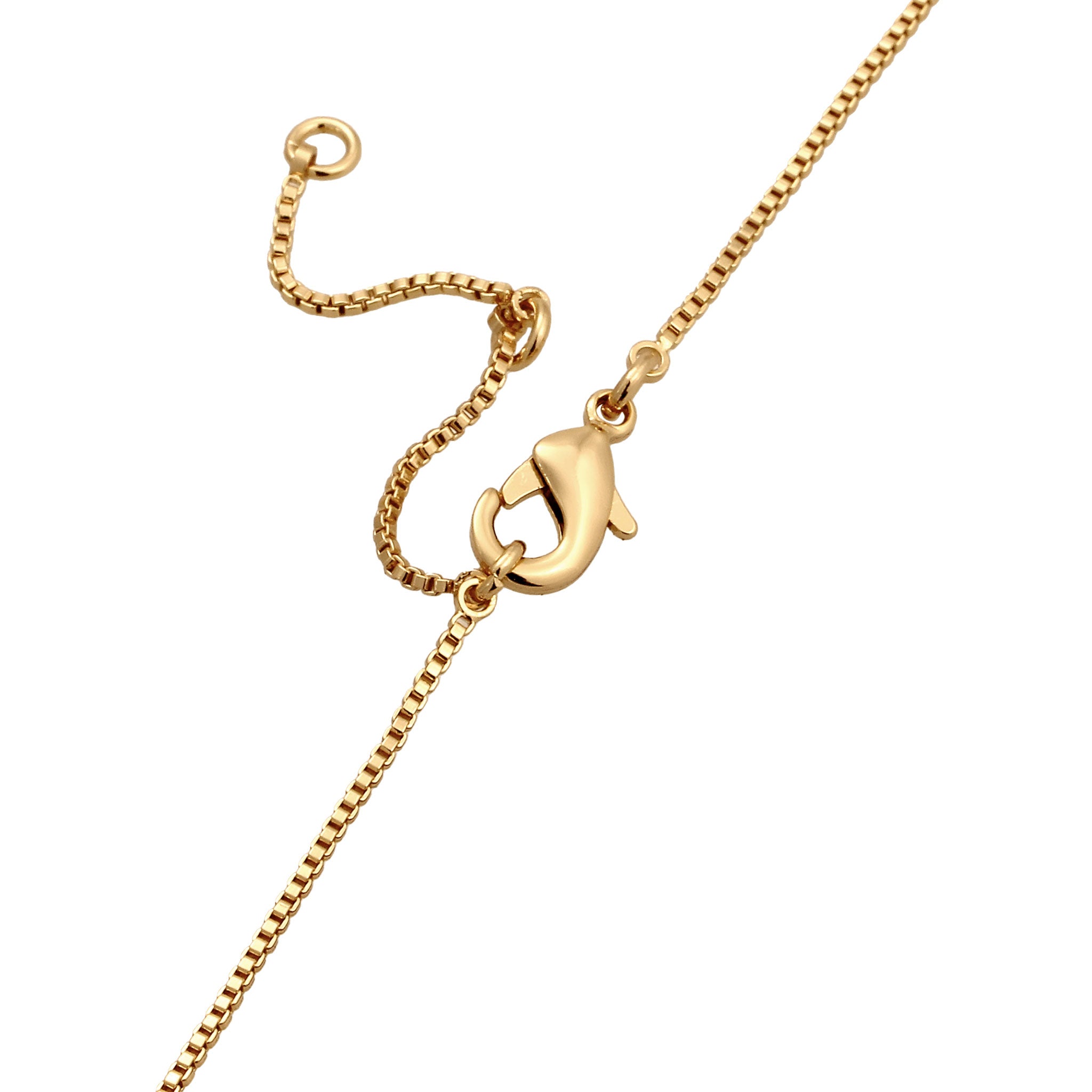 Gold - Elli | Halskette Herz | Kristalle  | Messing