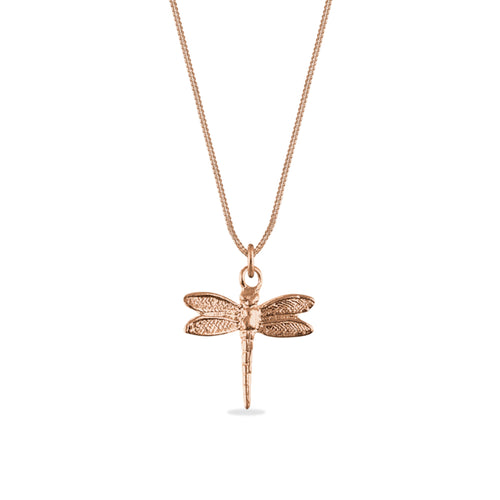 Roségold - Elli | Halskette Libelle | 925 Sterling Silber Rosegold
