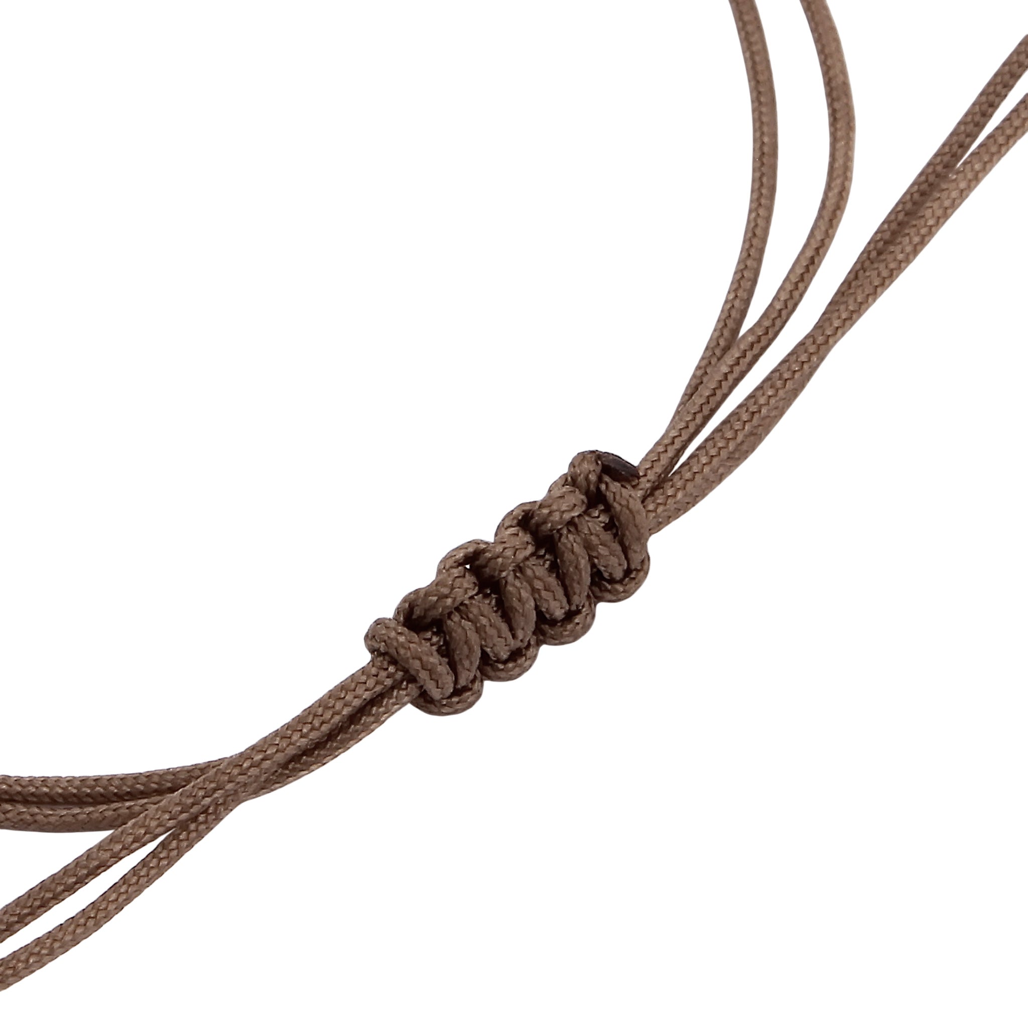 Silber - Elli | Armband Kleeblatt | Nylon | 925 Sterling Silber