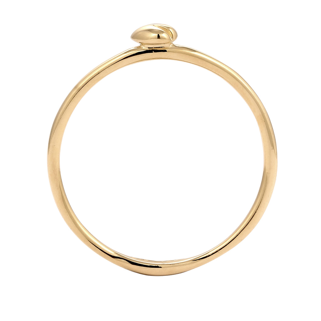 Gold - Elli PREMIUM | Ring Herz | 375 Gelbgold