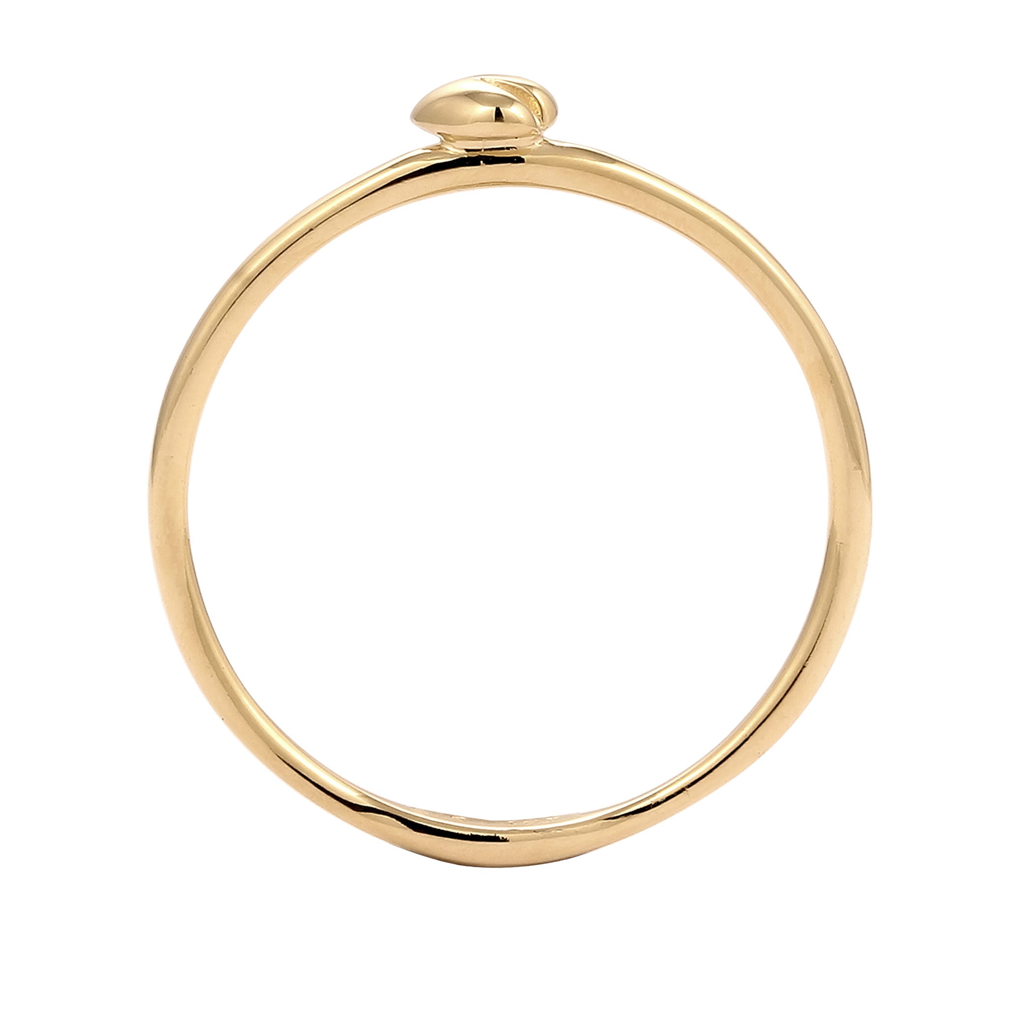 Gold - Elli PREMIUM | Ring Herz | 375 Gelbgold