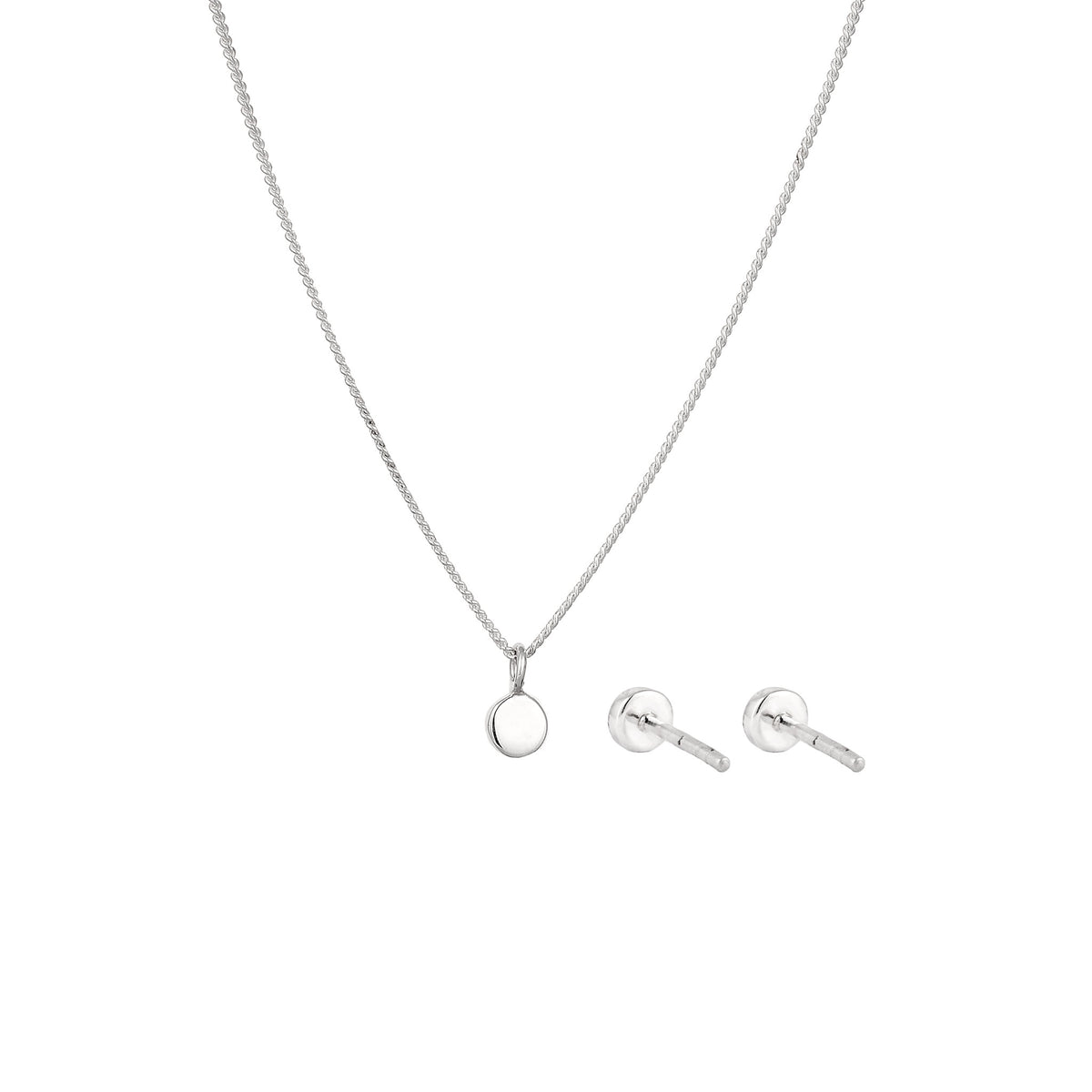 Silber - Elli | Schmuckset Solitär | Mit Kristallen von Swarovski® (Weiß) | 925 Sterling Silber