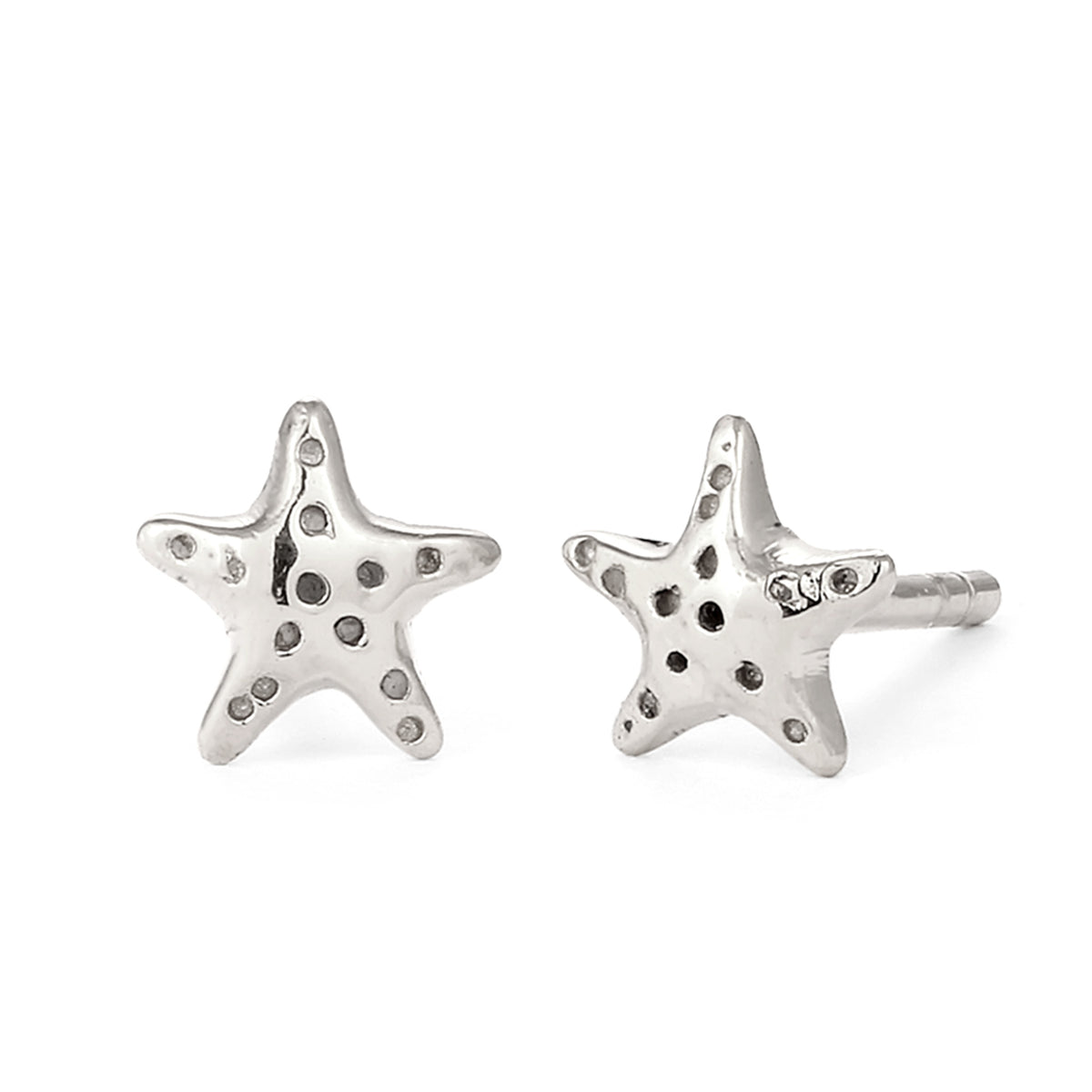 Silber - Elli | Ohrstecker Seestern | 925 Sterling Silber