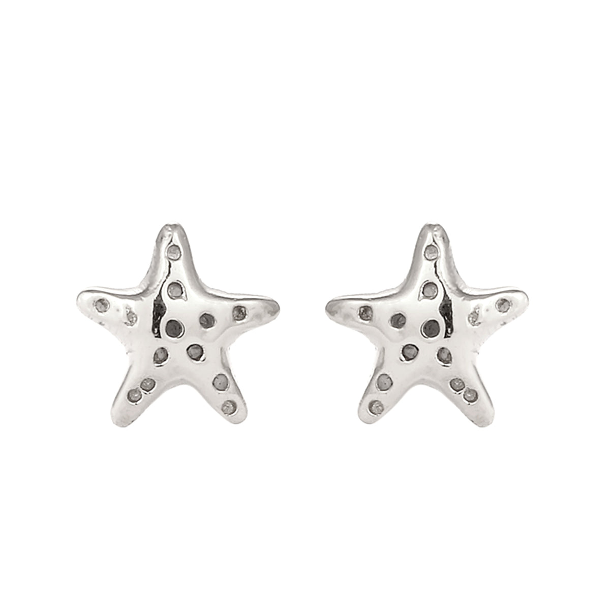 Silber - Elli | Ohrstecker Seestern | 925 Sterling Silber