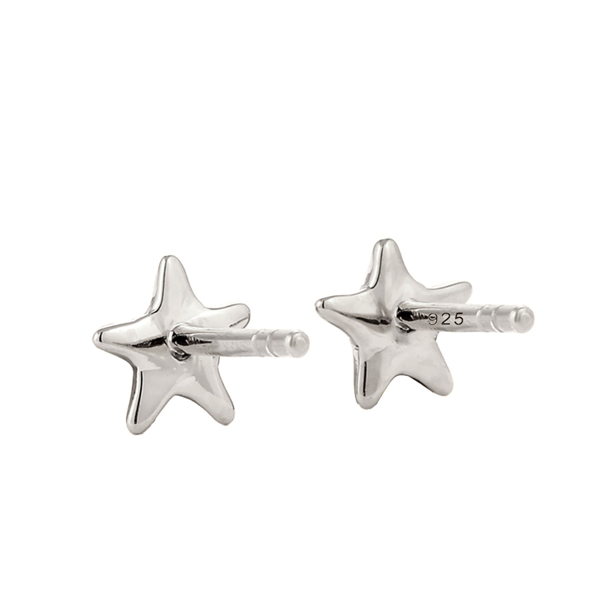 Silber - Elli | Ohrstecker Seestern | 925 Sterling Silber
