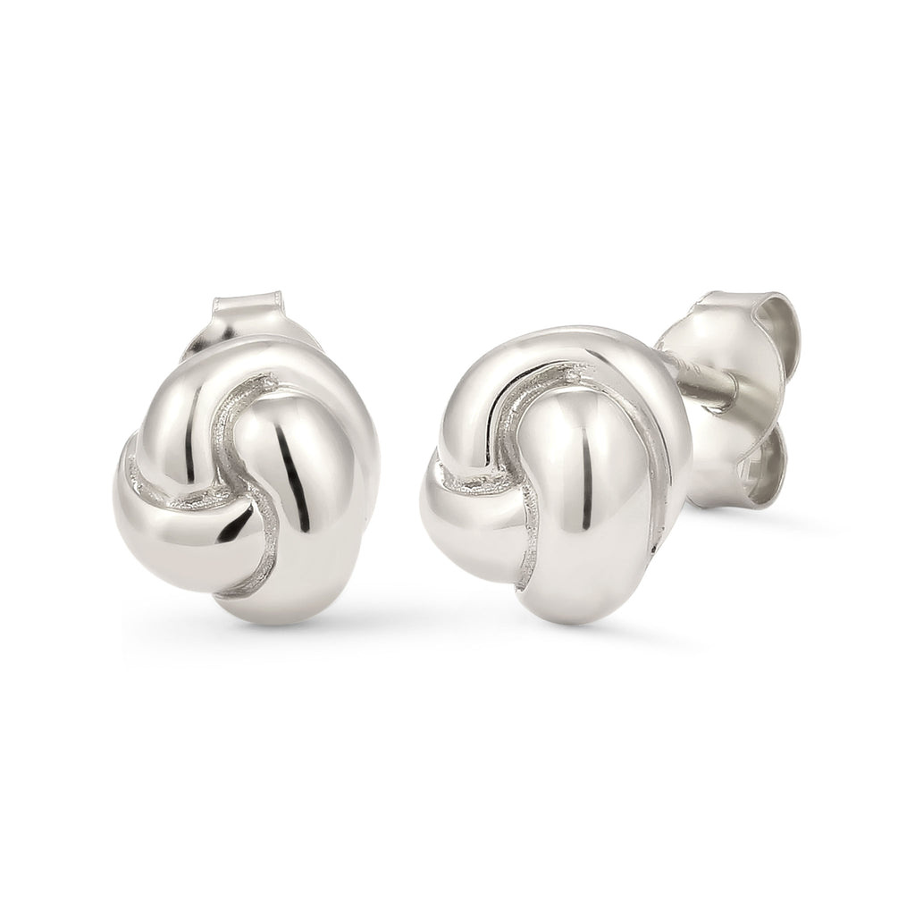 Silber - Elli | Ohrstecker Knoten | 925 Sterling Silber