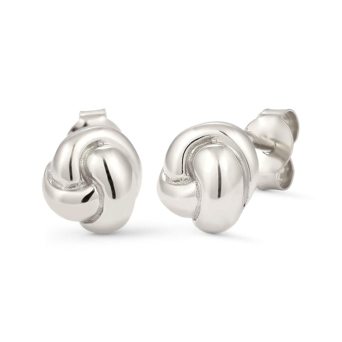 Silber - Elli | Ohrstecker Knoten | 925 Sterling Silber