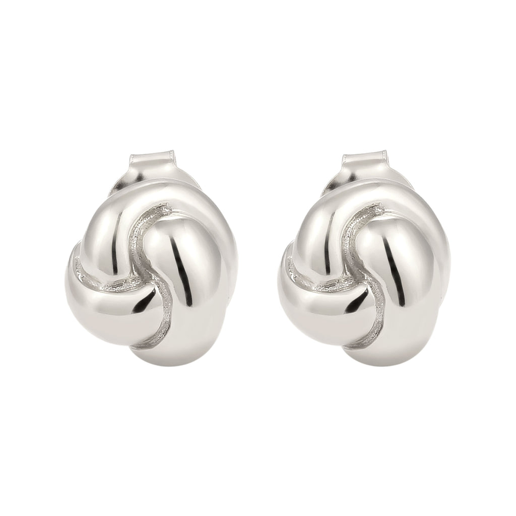 Silber - Elli | Ohrstecker Knoten | 925 Sterling Silber