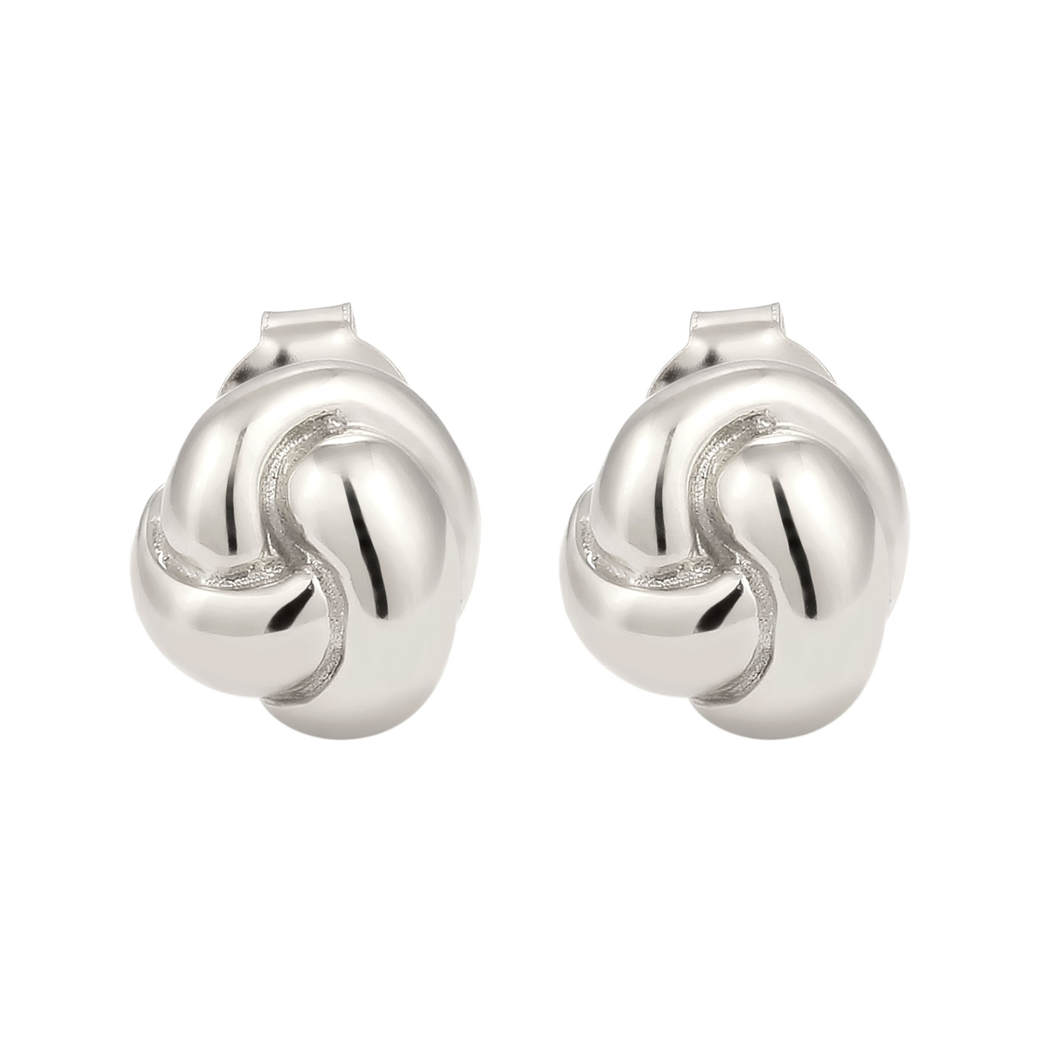Silber - Elli | Ohrstecker Knoten | 925 Sterling Silber