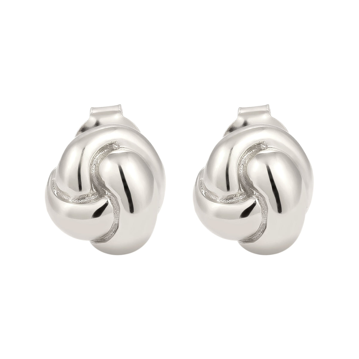 Silber - Elli | Ohrstecker Knoten | 925 Sterling Silber