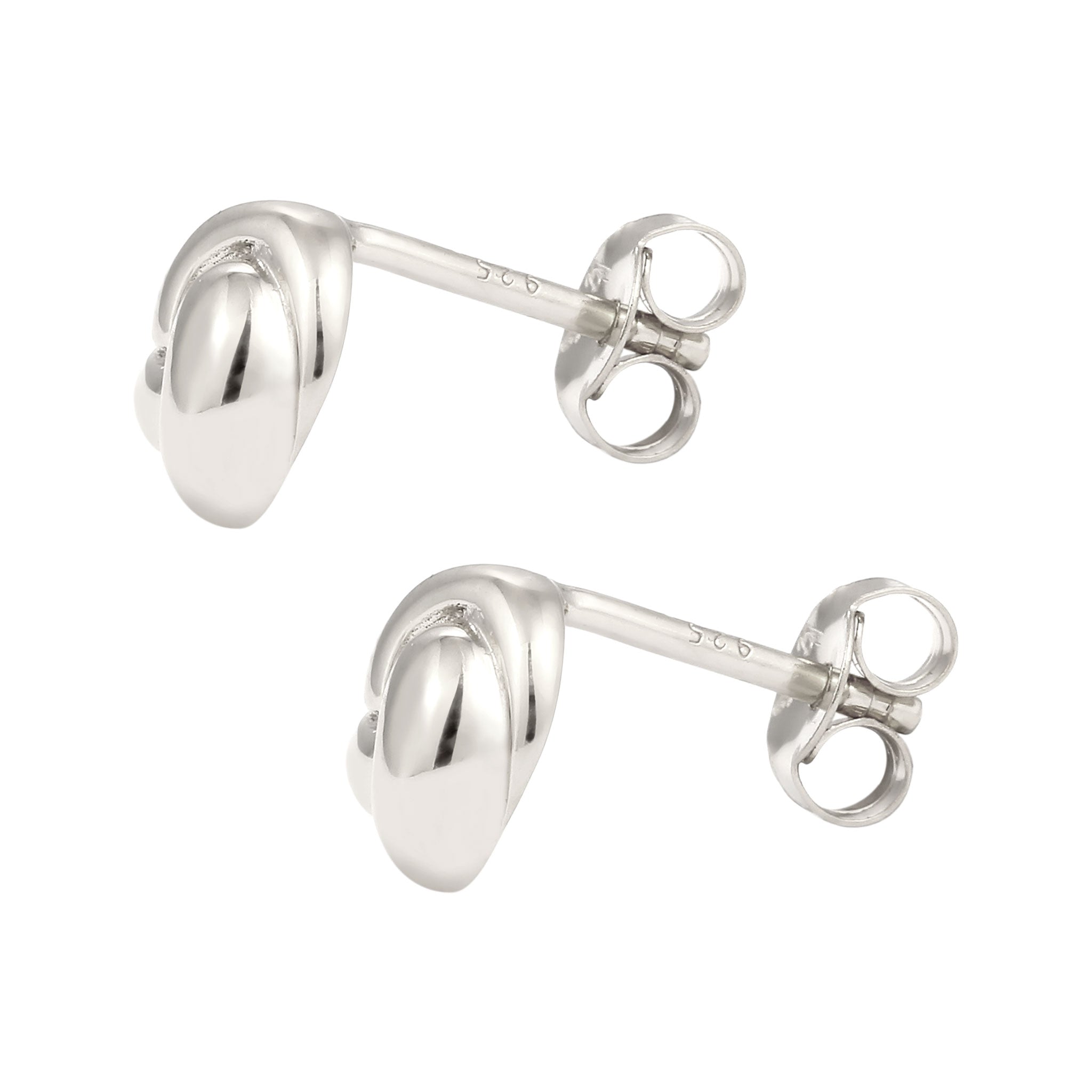 Silber - Elli | Ohrstecker Knoten | 925 Sterling Silber
