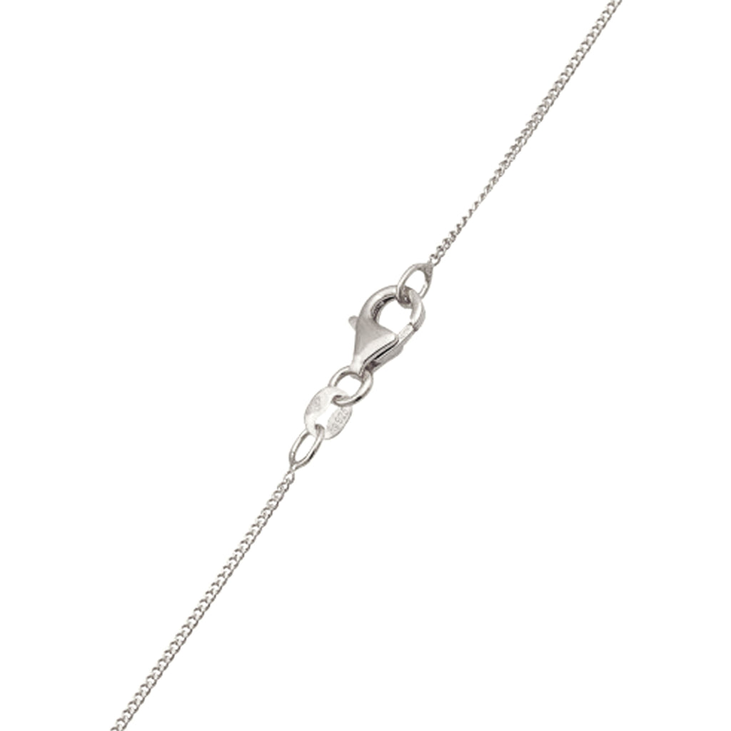 Silber - Elli | Halskette Barock | Muschelkernperle (Weiß) | 925 Sterling Silber