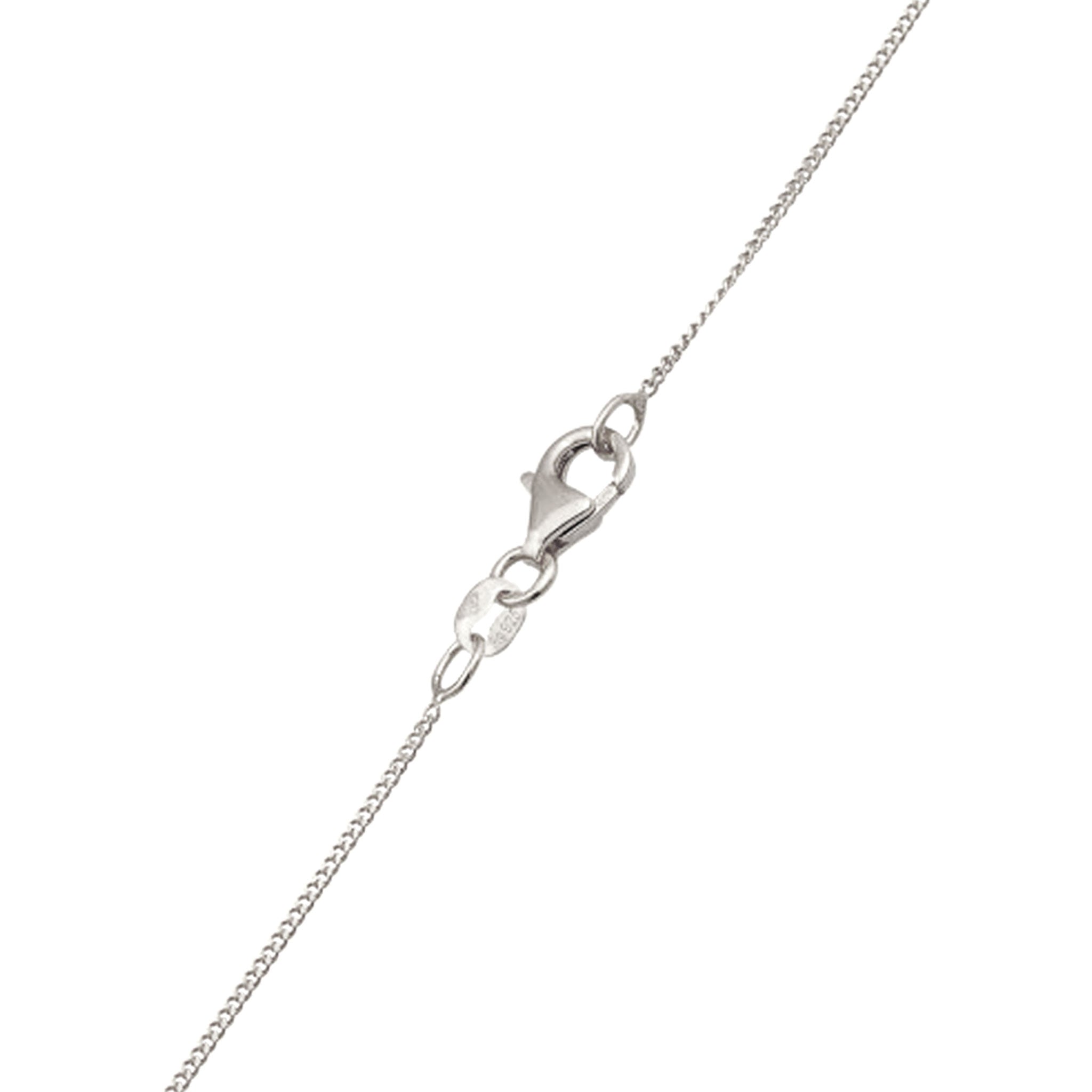 Silber - Elli | Halskette Barock | Muschelkernperle (Weiß) | 925 Sterling Silber