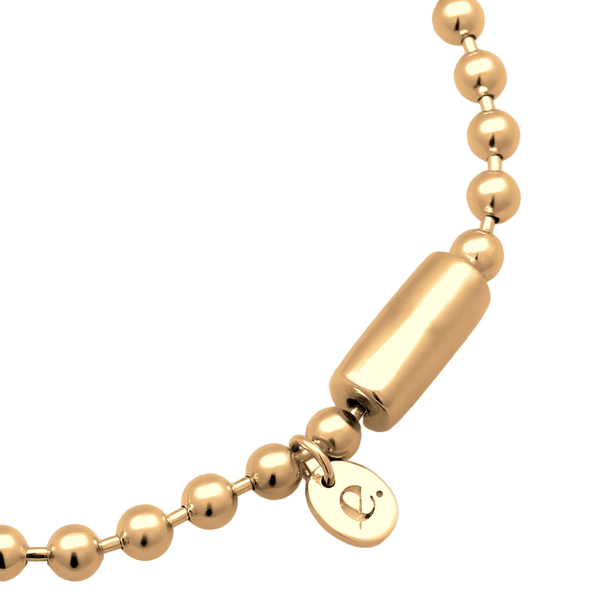 Gold - Elli PREMIUM | Kugel-Armband | 925 Sterling Silber vergoldet