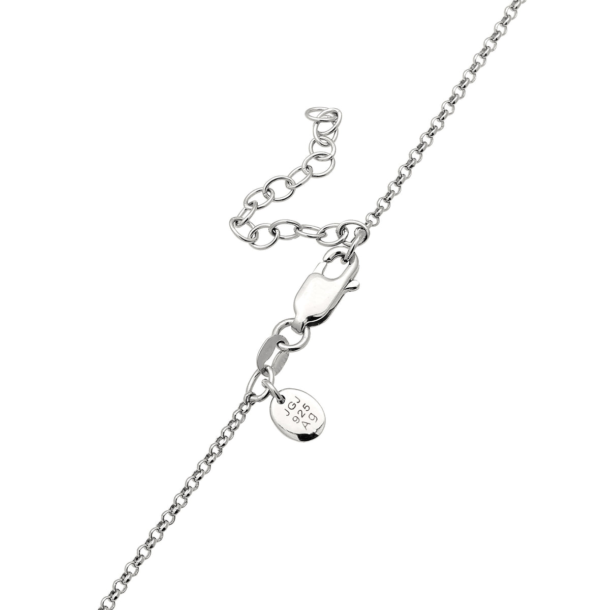 Silber - Elli PREMIUM | Halskette | Mit Kristallen von Swarovski® (Weiß) | 925 Sterling Silber