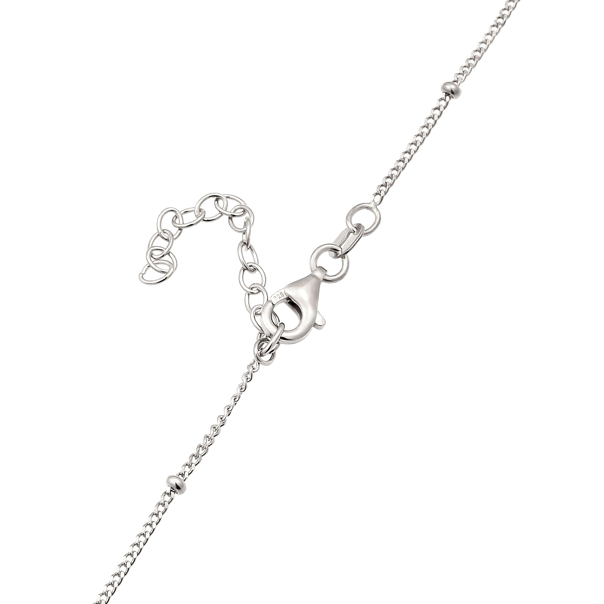 Silber - Elli | Halskette Seestern Anhänger | 925 Sterling Silber