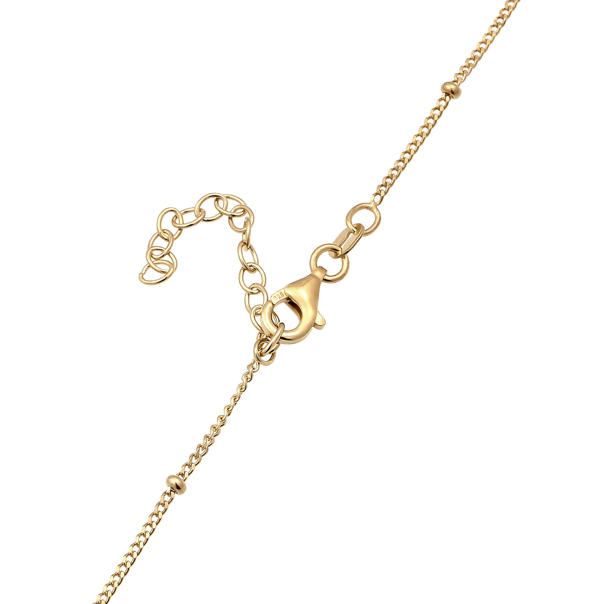 Gold - Elli | Halskette Seestern Anhänger | 925 Sterling Silber vergoldet