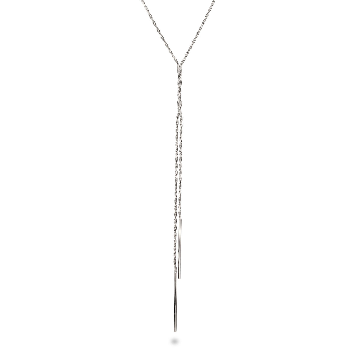 Silber - Elli PREMIUM | Y-Halskette Twisted | 925 Sterling Silber