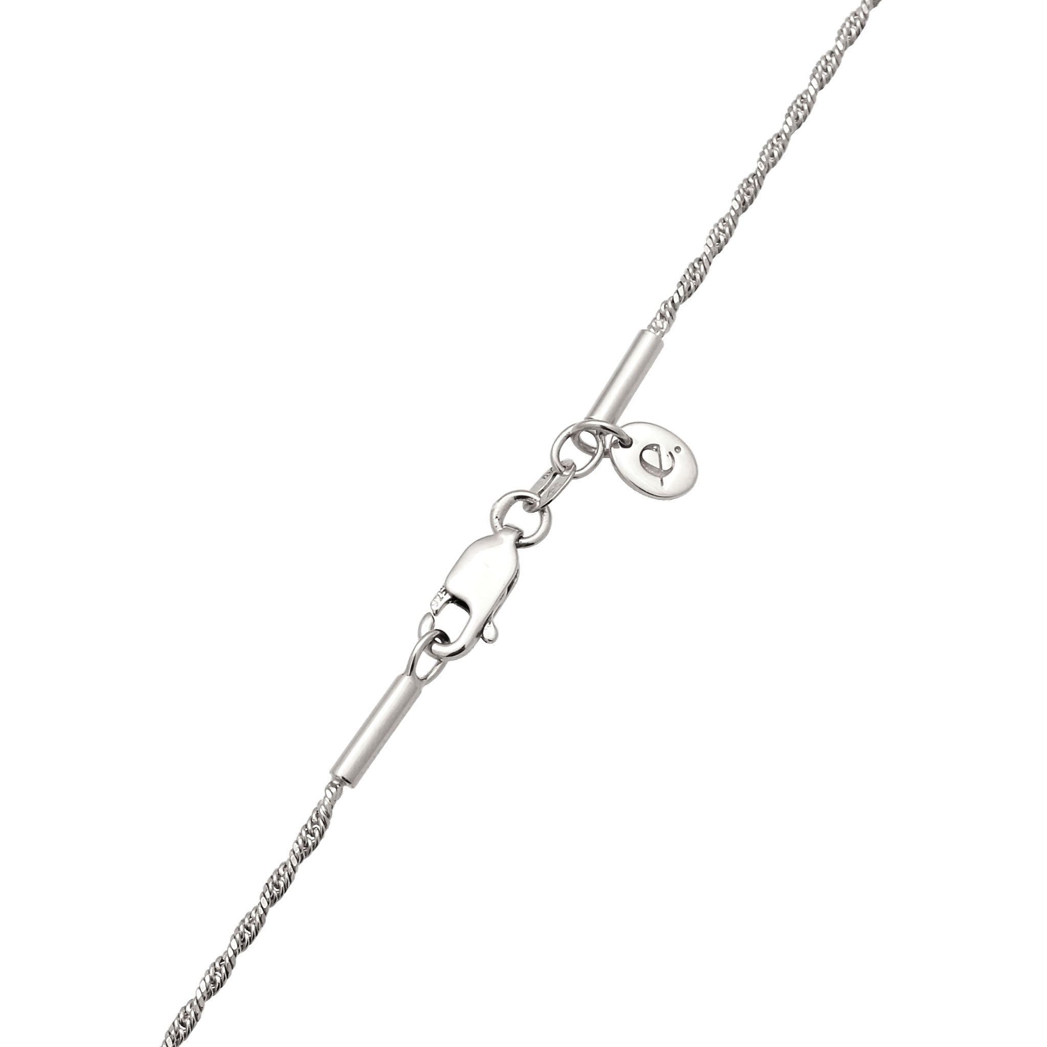 Silber - Elli PREMIUM | Y-Halskette Twisted | 925 Sterling Silber