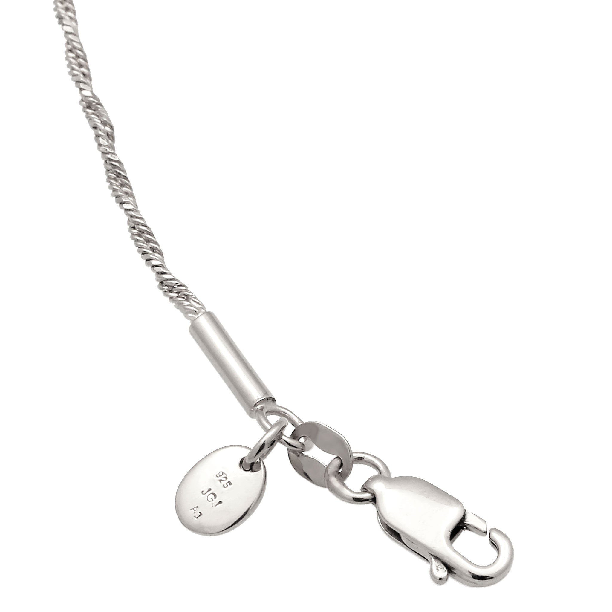 Silber - Elli PREMIUM | Y-Halskette Twisted | 925 Sterling Silber