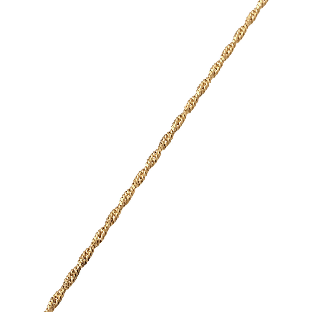 Gold - Elli PREMIUM | Y-Halskette Twisted | 925 Sterling Silber vergoldet
