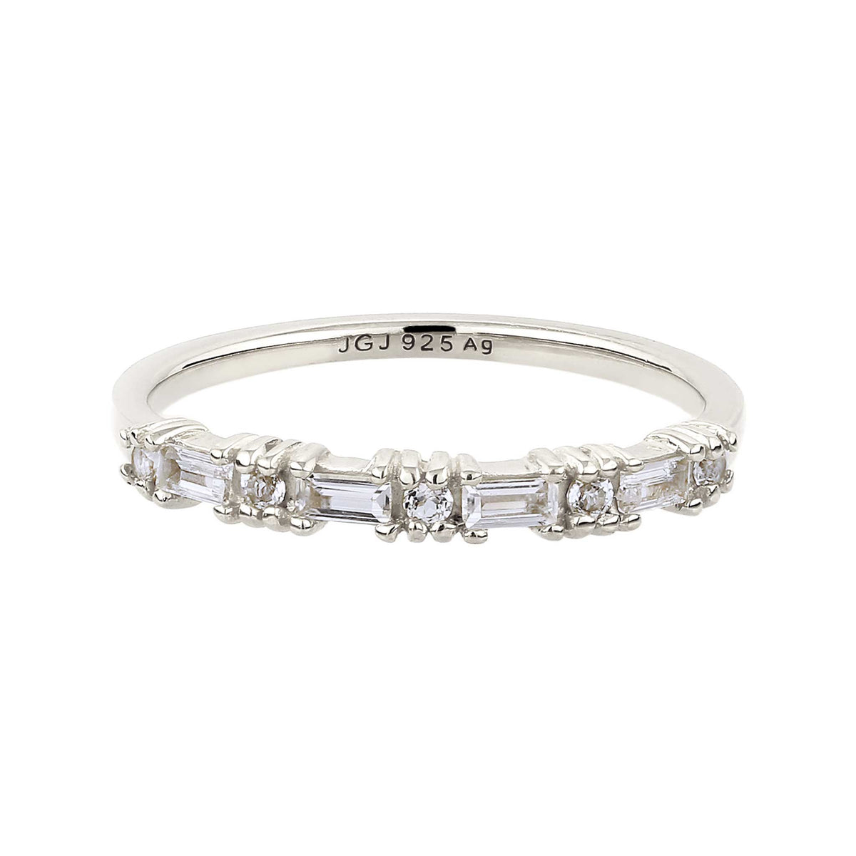 Silber - Elli PREMIUM | Ring | Topas (Weiß) | 925 Sterling Silber