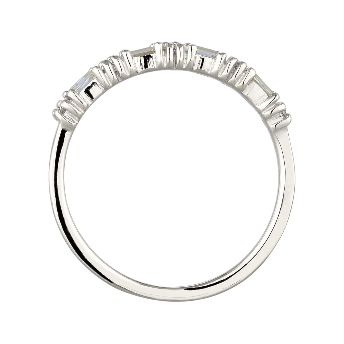 Silber - Elli PREMIUM | Ring | Topas (Weiß) | 925 Sterling Silber